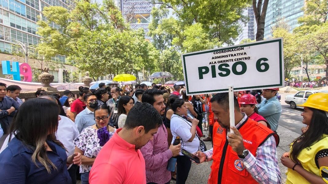 IMSS evacúa 6 mil inmuebles en Primer Simulacro Nacional 2026