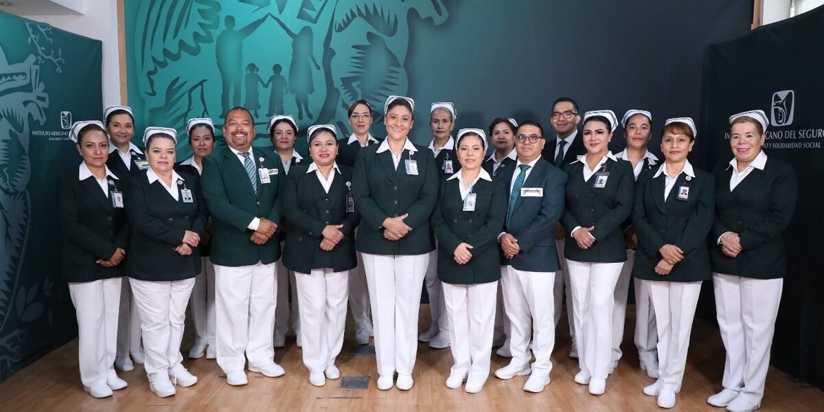 IMSS reconoce a 136 mil enfermeras y enfermeros como pilar del sistema de salud