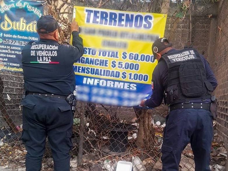 La Paz intensifica lucha contra fraccionadores ilegales de terrenos