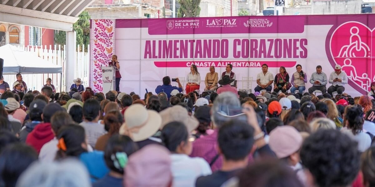 La Paz entrega 2,550 despensas en nueva fase del programa 'Alimentando Corazones'