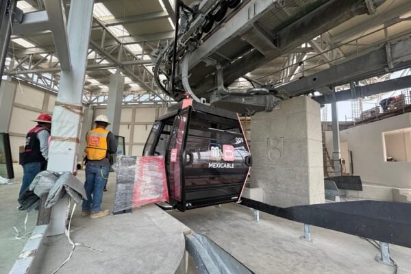Mexicable Línea III avanza 68%: teleférico llegará a 700 mil naucalpenses