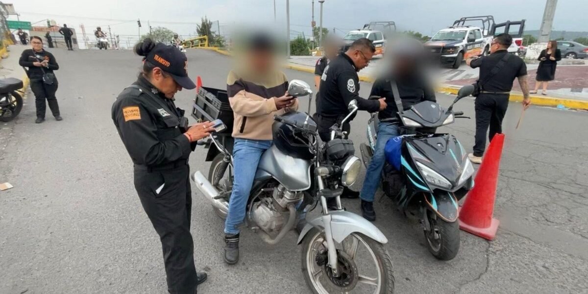 Ecatepec recupera 85 motos robadas con operativo de seguridad
