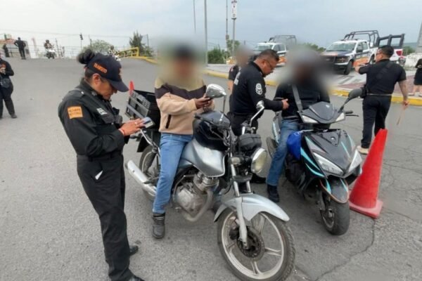 Ecatepec recupera 85 motos robadas con operativo de seguridad