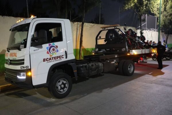 Operativo "Moto Segura" se intensifica en Ecatepec con apoyo de la Marina