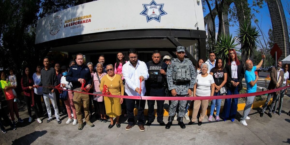 Naucalpan rehabilita módulo C2 para reforzar seguridad las 24 horas