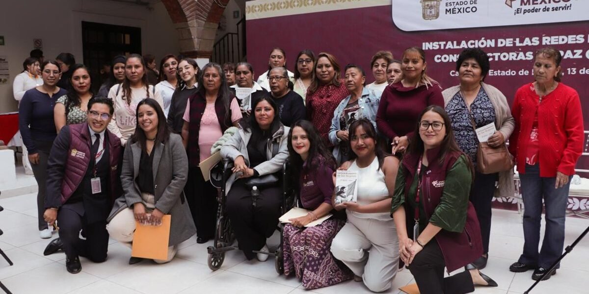 Estado de México amplía red de mujeres constructoras de paz a 2,497 integrantes
