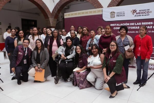 Estado de México amplía red de mujeres constructoras de paz a 2,497 integrantes