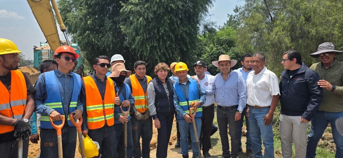 Gobernadora supervisa limpieza tras desbordamiento del río Papalotla