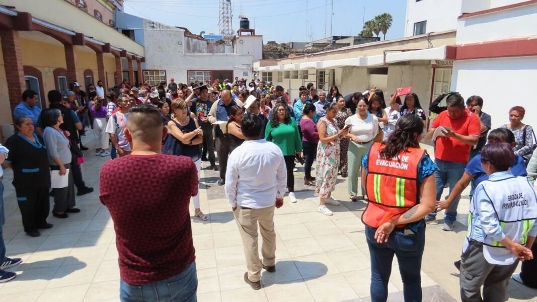 Texcoco evacúa a 98 mil personas en Simulacro Nacional 2026 sin incidentes