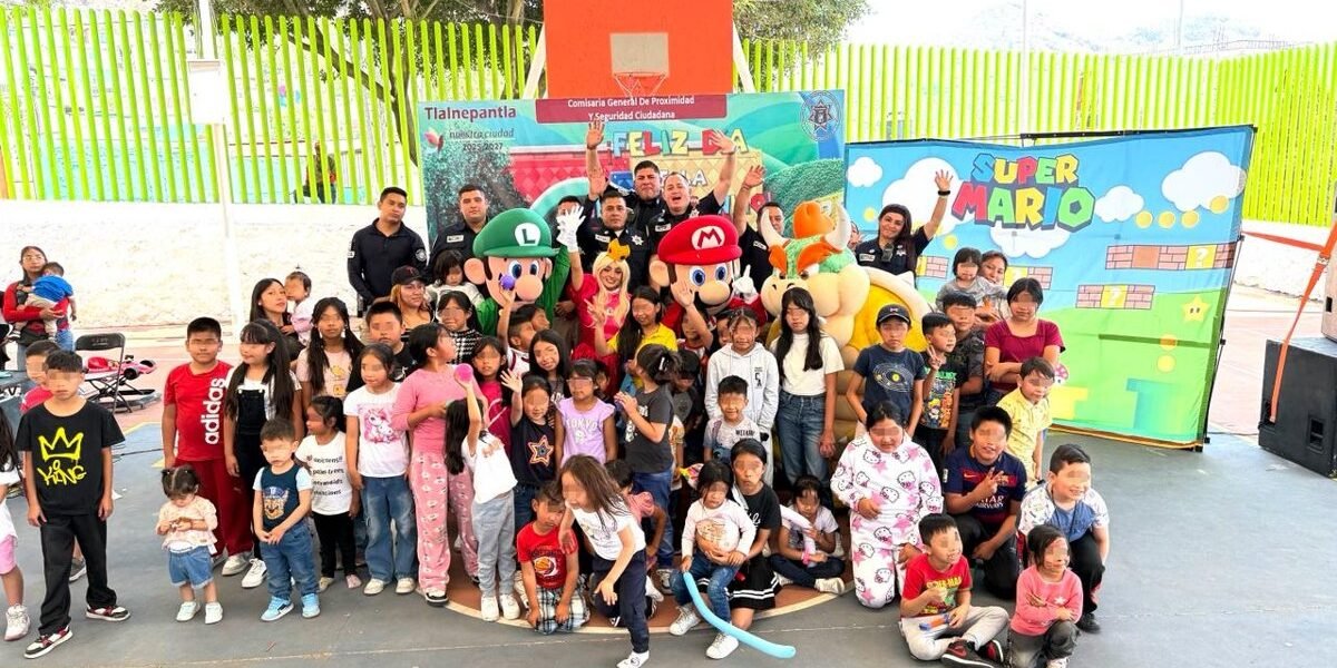 Tlalnepantla celebra el Día de la Niña y el Niño con juegos, sonrisas y cercanía