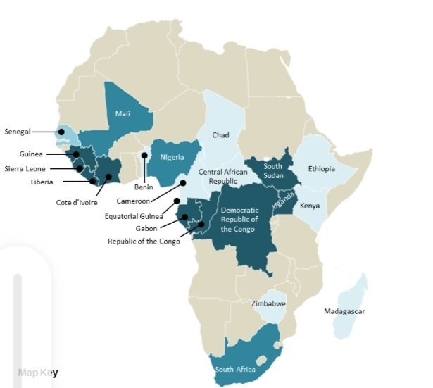 Ébola: la amenaza global que sigue siendo endémica en África