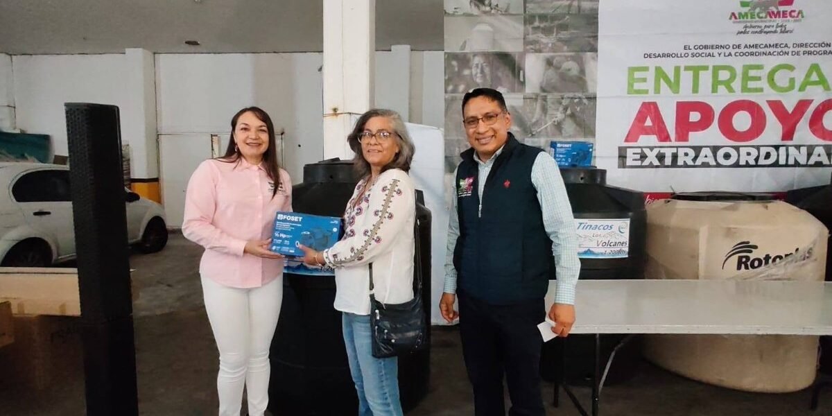 Amecameca intensifica entrega de apoyos a familias para mejorar calidad de vida