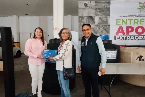 Amecameca intensifica entrega de apoyos a familias para mejorar calidad de vida