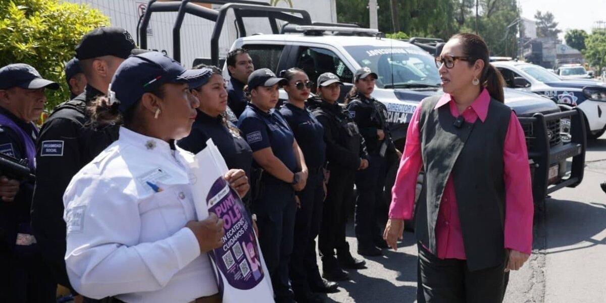 Ecatepec refuerza seguridad con Operativo Violeta contra violencia de género