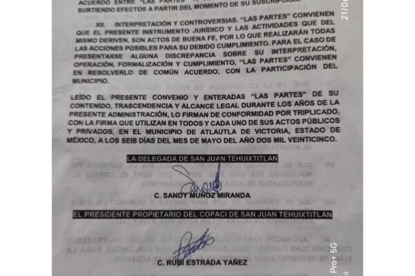 Atlautla: Intentan anular convenio de delegada que ha ganado apoyo ciudadano