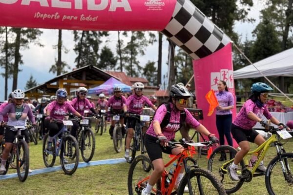 Amecameca se posiciona como referente del ciclismo femenino con jornada inclusiva