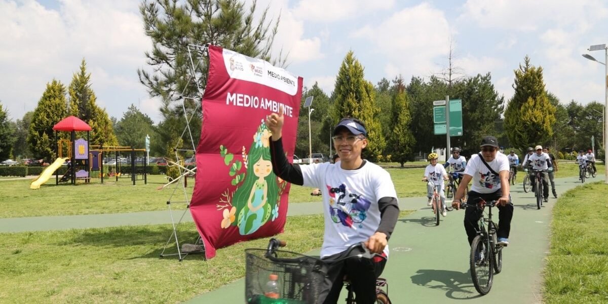 Estado de México promueve la bicicleta como transporte sustentable