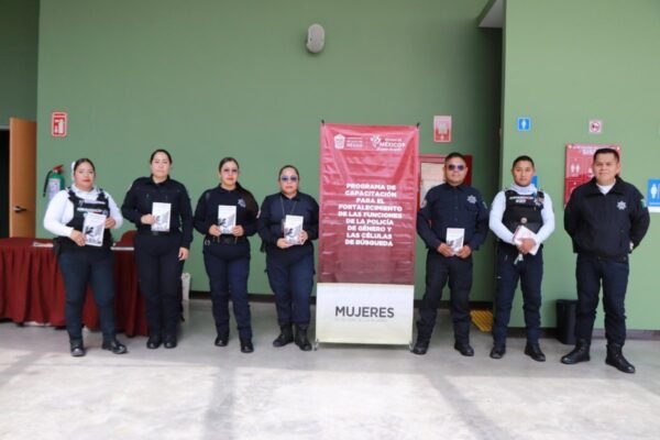 Estado de México fortalece capacidades policiales para atender a mujeres víctimas de violencia