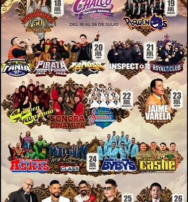 Chalco alista su tradicional Feria 2026 a partir del 18 de julio