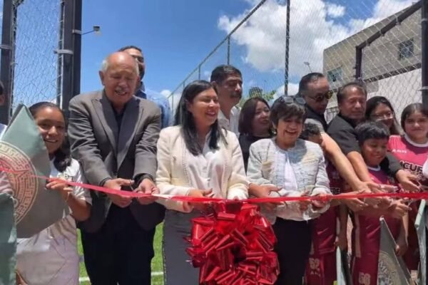 Chalco inaugura Cancha Mundial Social para impulsar sueños deportivos