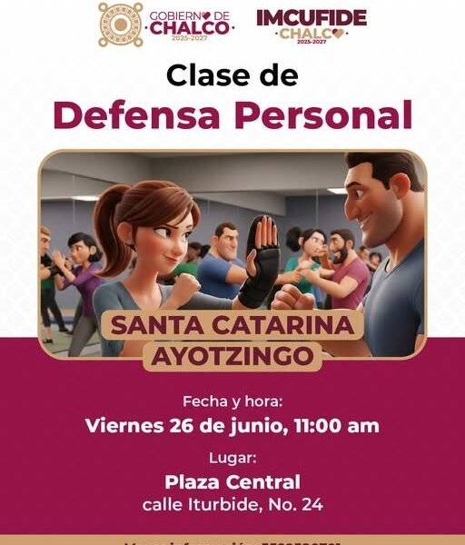 Chalco invita a cursos de defensa personal para fortalecer la seguridad ciudadana