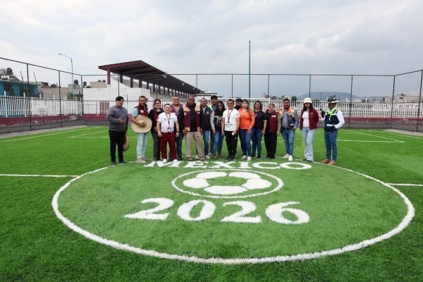 Chimalhuacán inaugura cancha de fútbol 5 como parte del plan deportivo rumbo a 2026
