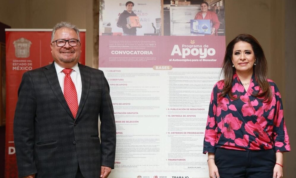 Estado de México lanza convocatoria de apoyo al autoempleo con 45 millones de pesos