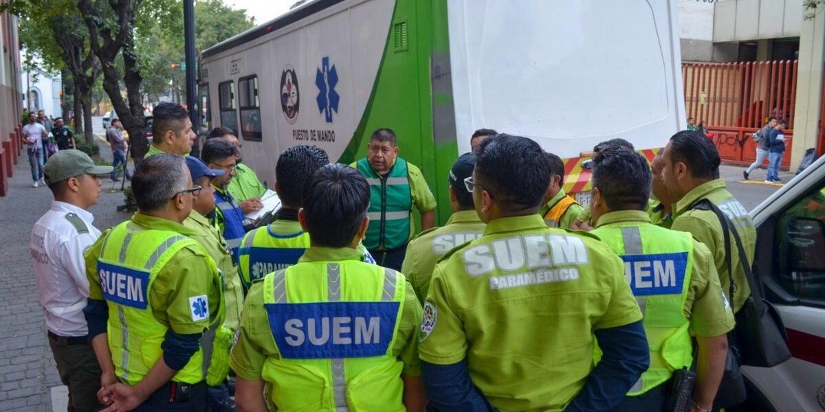 Estado de México despliega 64 paramédicos para partido México vs Corea del Sur