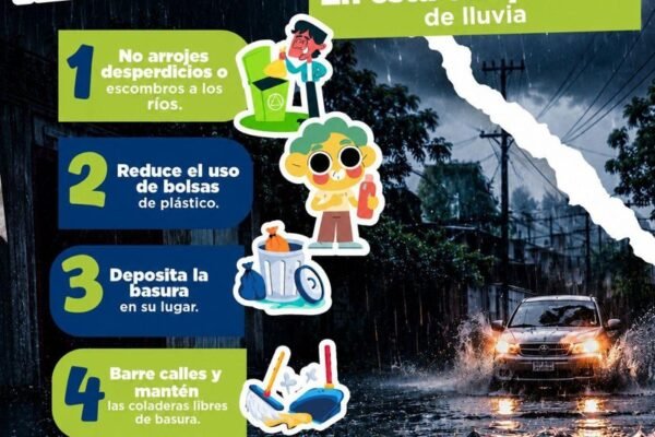 Basura en calles y coladeras: la amenaza silenciosa contra inundaciones