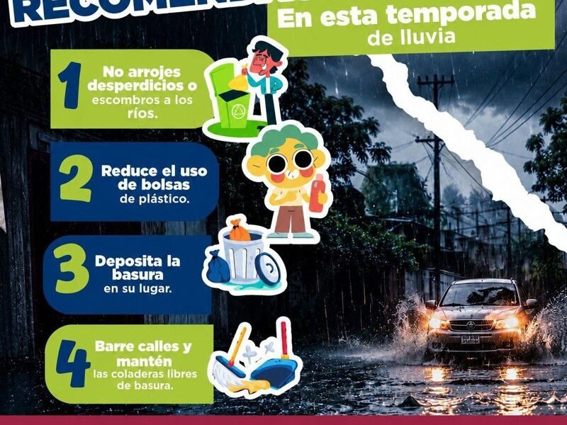Basura en calles y coladeras: la amenaza silenciosa contra inundaciones