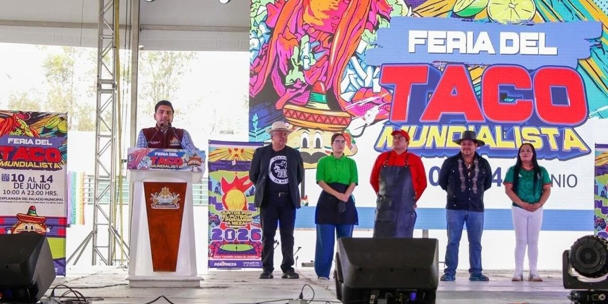 Nezahualcóyotl inaugura Feria del Taco con sabor, tradición y convivencia