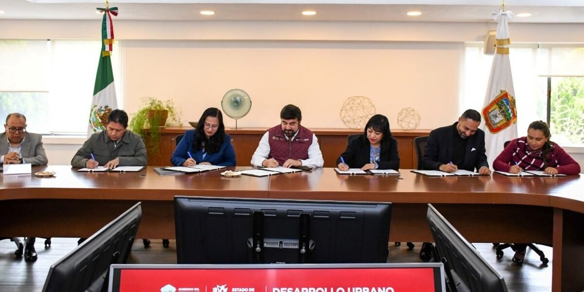 México y EdoMéx firman acuerdo para mejorar entorno de estaciones de tren