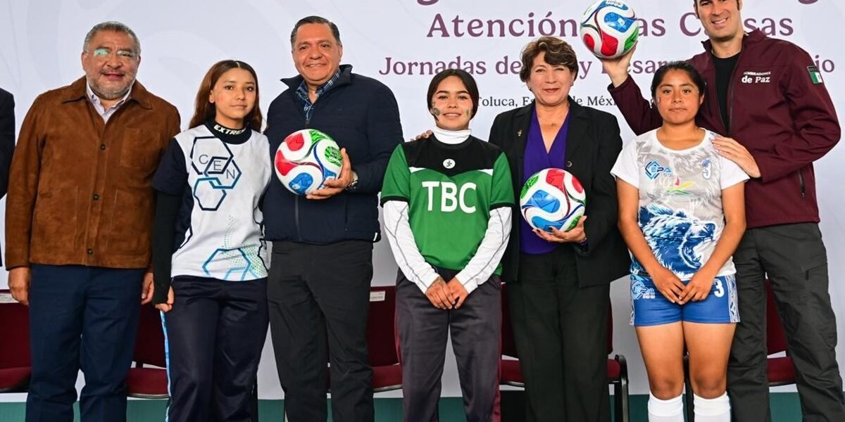 Gobernadora Gómez encabeza jornada de paz y desarme voluntario en Toluca