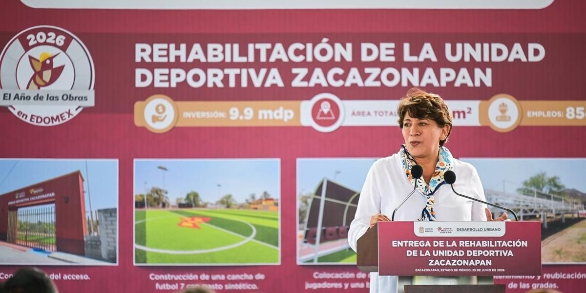 Gobierno invierte 9.9 millones en rehabilitación de Unidad Deportiva de Zacazonapan
