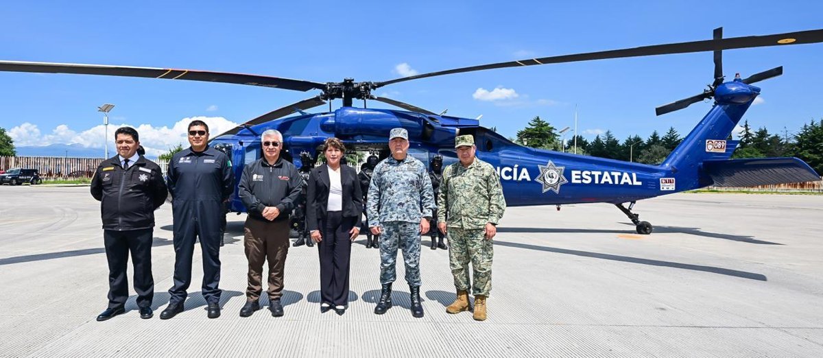 Edomex moderniza seguridad con IA, helicóptero Black Hawk y Centro de Comando en Tiempo Real