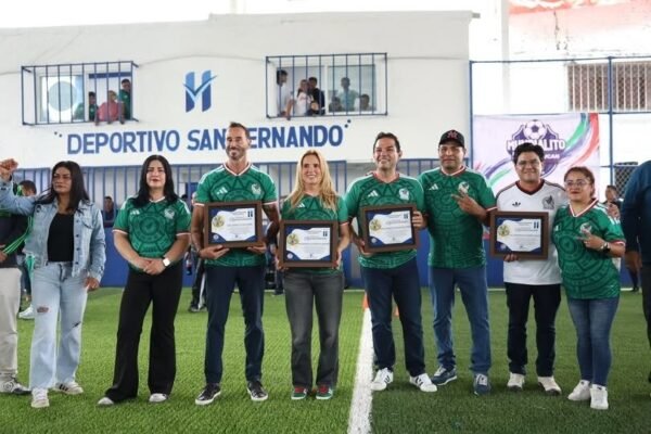 Huixquilucan inaugura Deportivo San Fernando completamente rehabilitado
