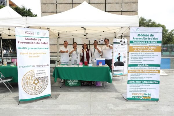 IMSS instala Módulo PrevenIMSS en Chapultepec para promover salud preventiva