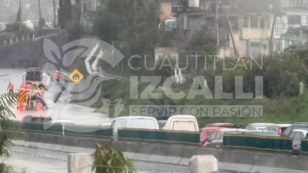 Cárcamo Valle de las Flores se desborda por tercera vez en una semana