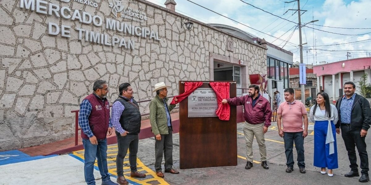Timilpan estrena Mercado Municipal modernizado con inversión de 10.9 mdp