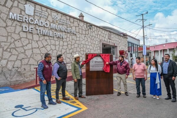 Timilpan estrena Mercado Municipal modernizado con inversión de 10.9 mdp