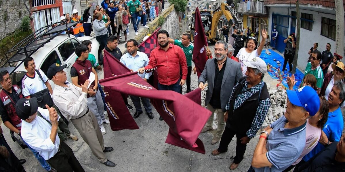 Naucalpan inicia rehabilitación de avenida Pino Suárez tras 40 años de espera