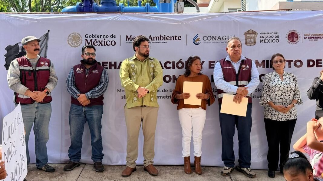 Naucalpan moderniza pozo histórico para garantizar agua a 10 mil habitantes