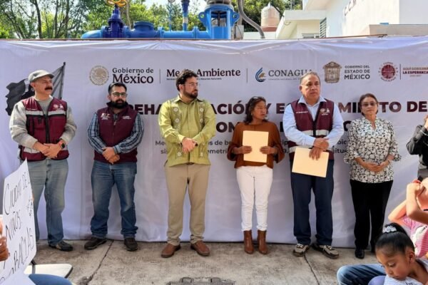 Naucalpan moderniza pozo histórico para garantizar agua a 10 mil habitantes