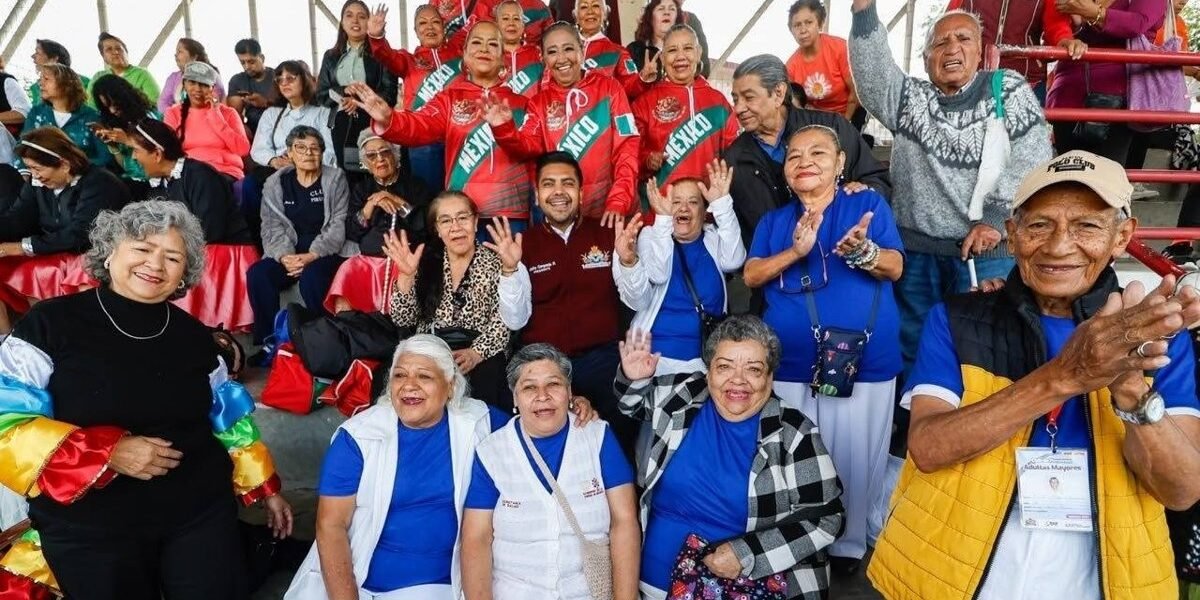Nezahualcóyotl inaugura primeras Olimpiadas del Adulto Mayor con 300 competidores