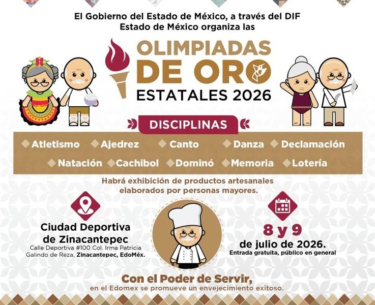 Más de 1,400 adultos mayores compiten en las Olimpiadas de Oro Estatales