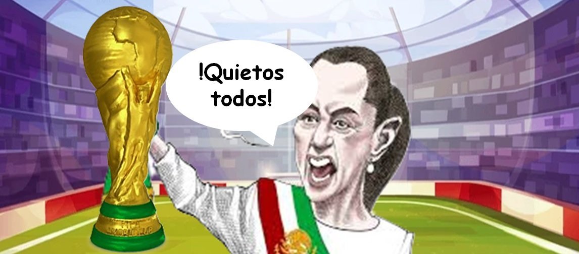 El Mundial de Futbol le da respiro al gobierno de Sheinbaum
