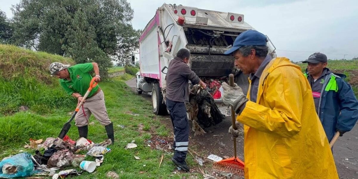 Amecameca recolecta 25 toneladas de residuos en jornada ambiental
