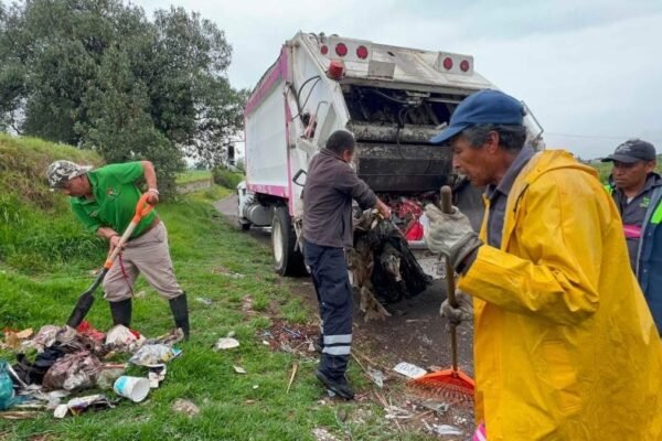 Amecameca recolecta 25 toneladas de residuos en jornada ambiental
