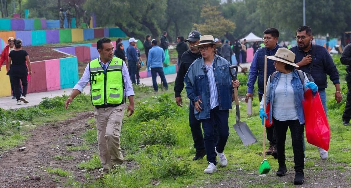 Ecatepec recupera Parque Jardines de Morelos con canchas y espacios infantiles
