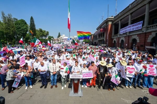 Edomex respalda a Sheinbaum: 75 mil mexiquenses celebran logros a dos años